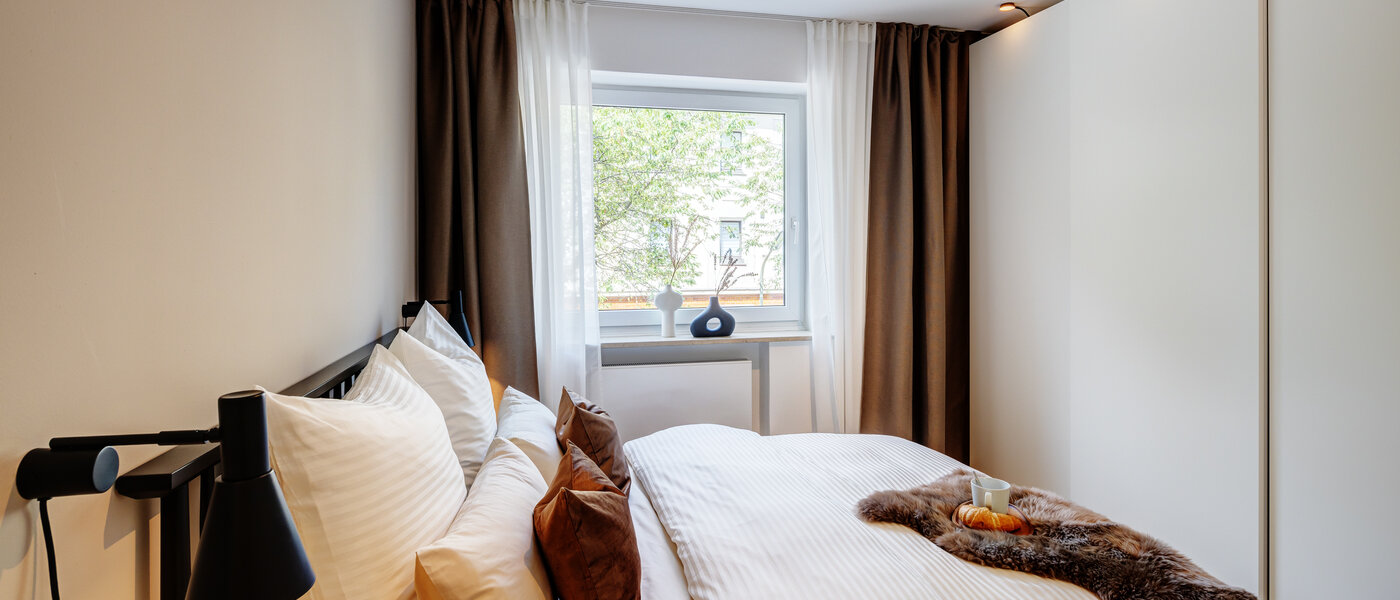 appartamento München Milbertshofen 01 camera da letto 7233