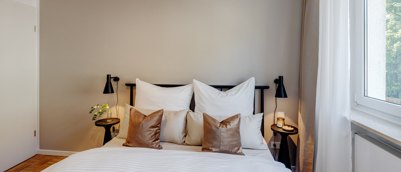 appartamento München Milbertshofen 02 camera da letto 7233