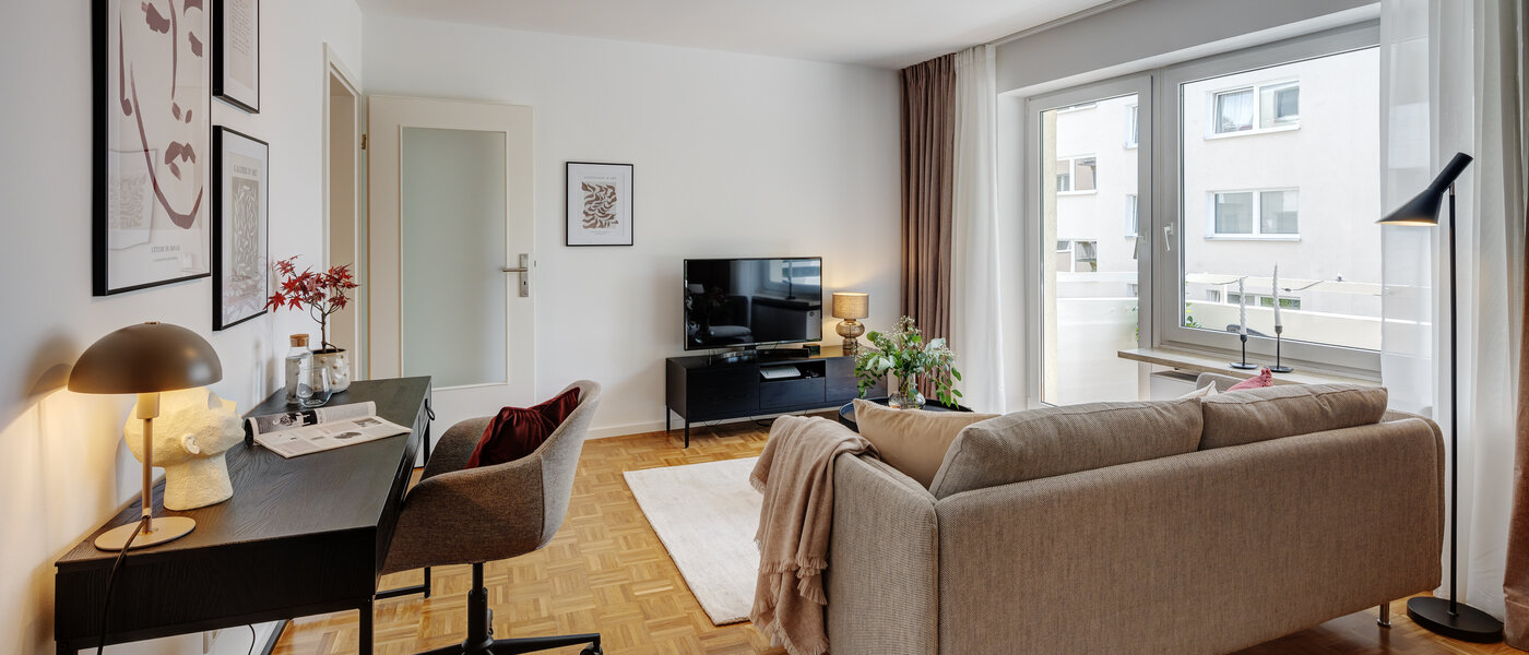 appartamento München Milbertshofen 04 zona living 7233