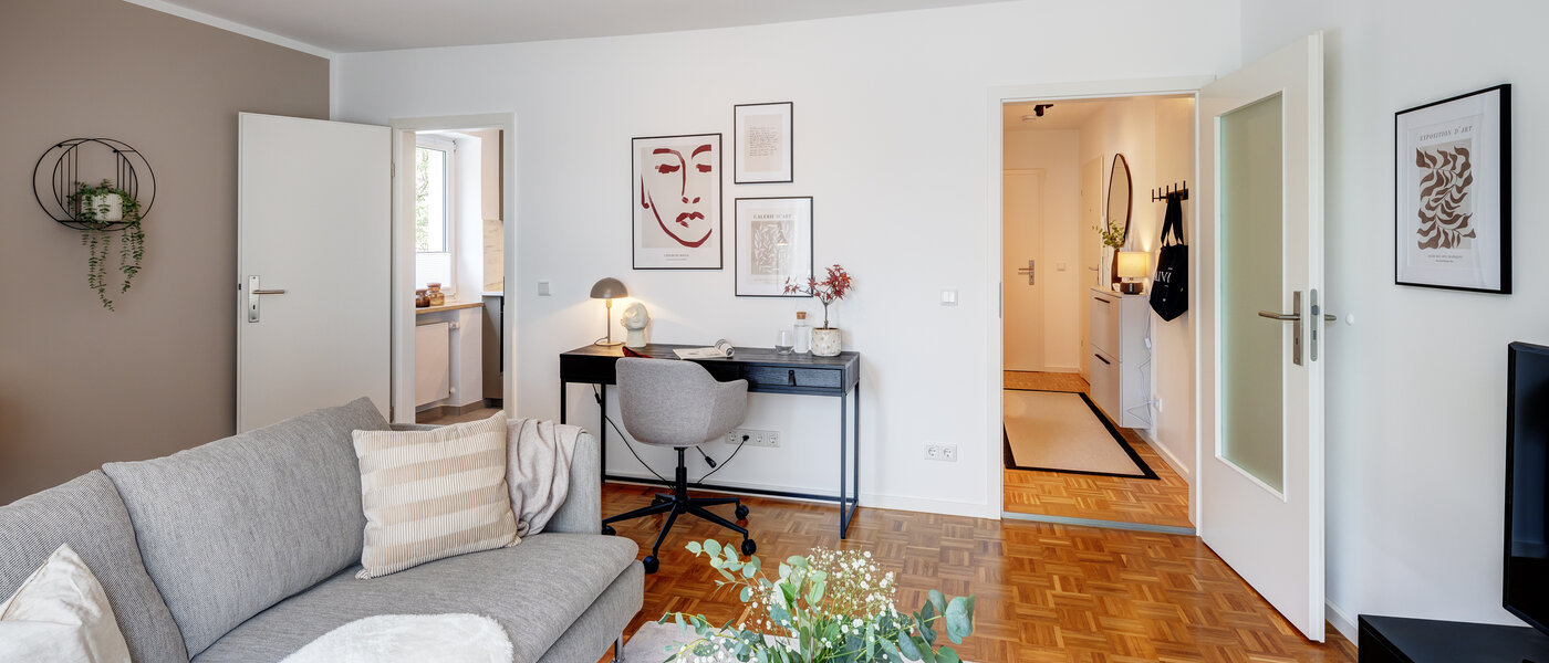 appartamento München Milbertshofen 05 zona living 7233