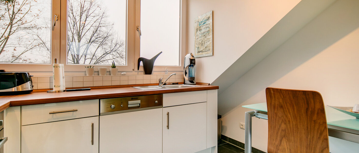 attico con terrazzo München Untermenzing 03 cucina 7372