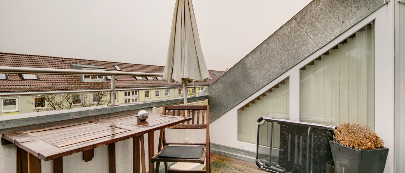 attico con terrazzo München Untermenzing 02 terrazza 7372