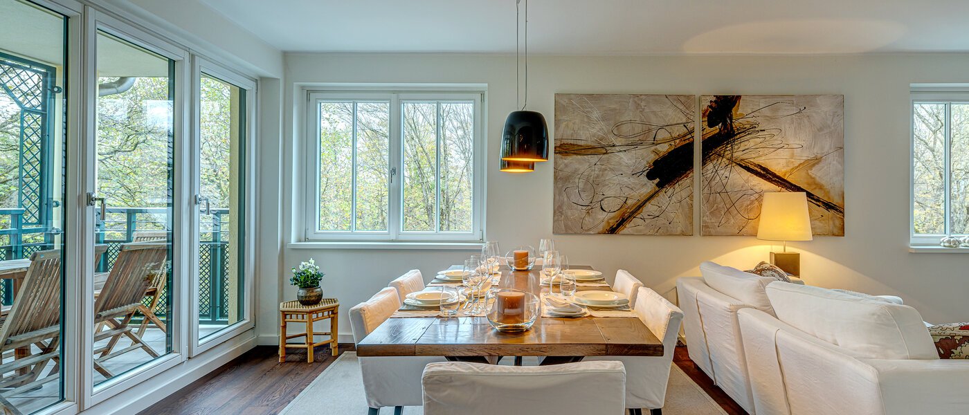 appartamento München Lehel 01 zona living 7388