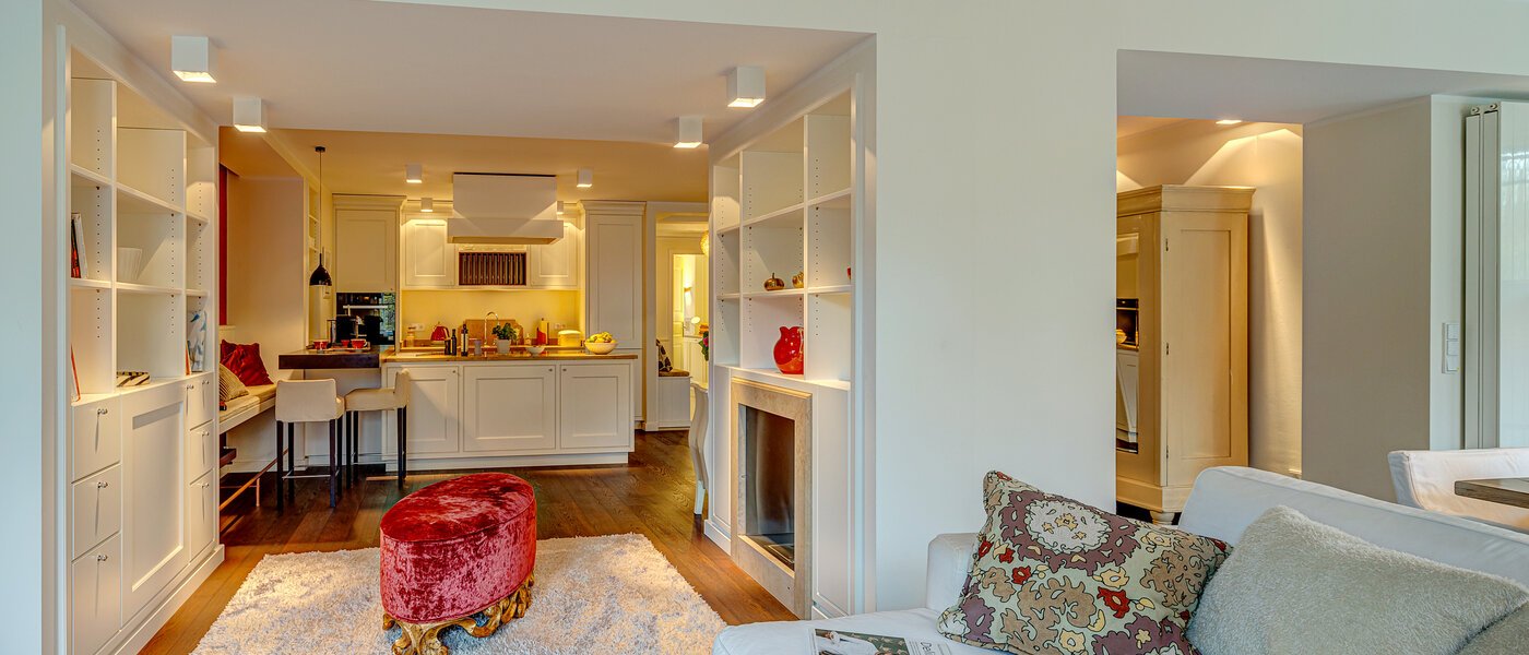 appartamento München Lehel 02 zona living 7388