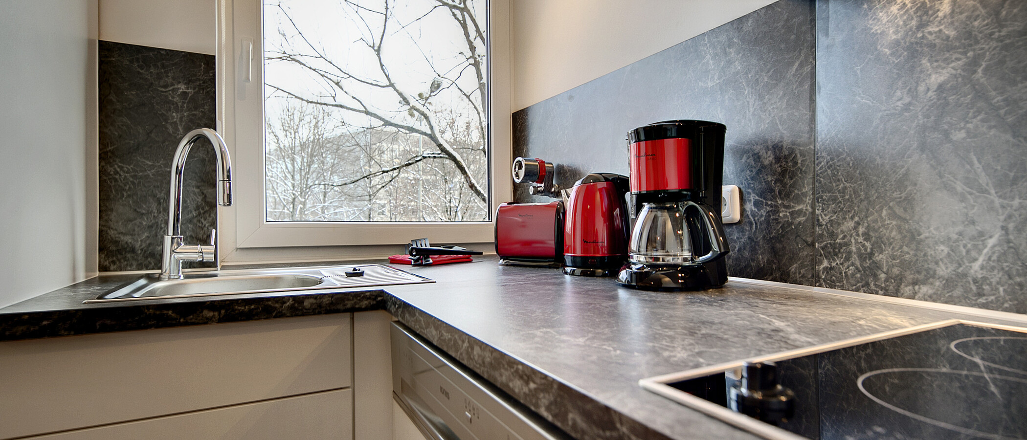 appartamento München Neuhausen 02 cucina 7421