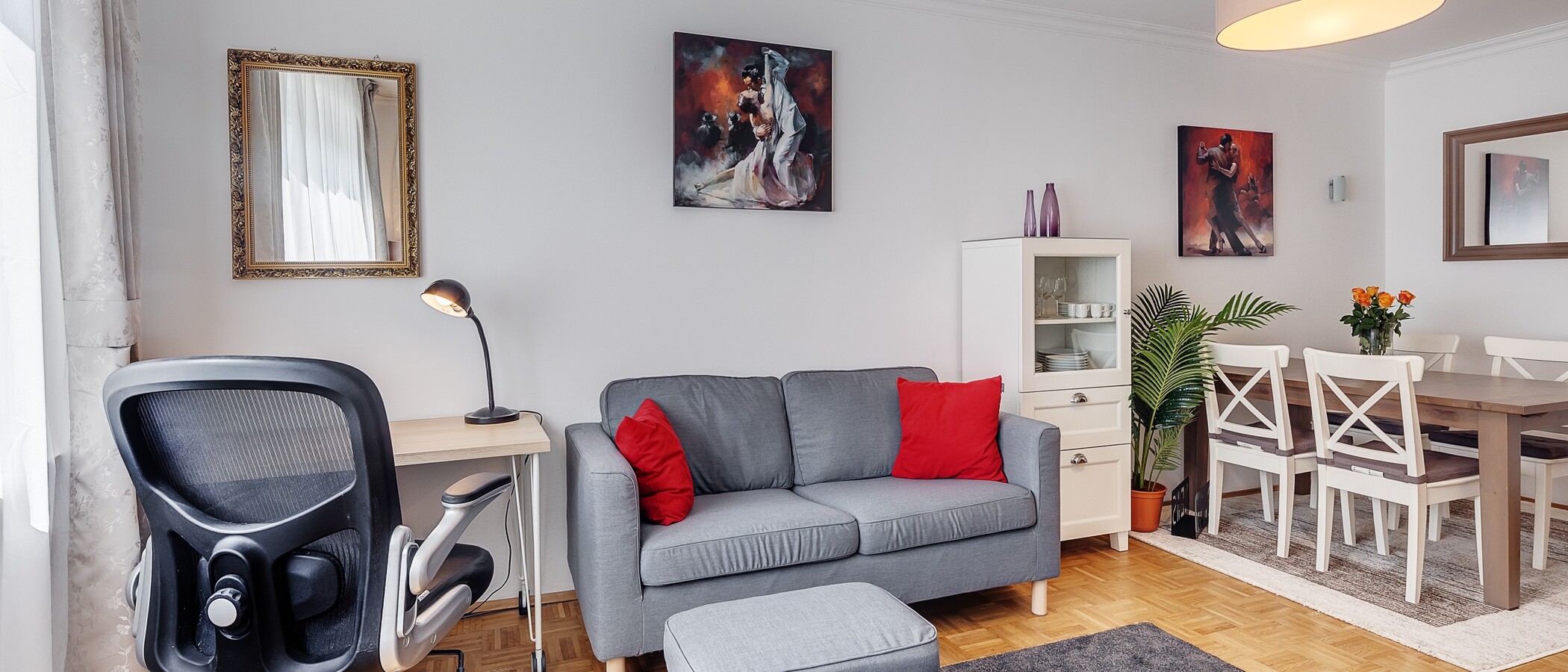 appartamento München Ludwigsvorstadt 02 zona living 7480
