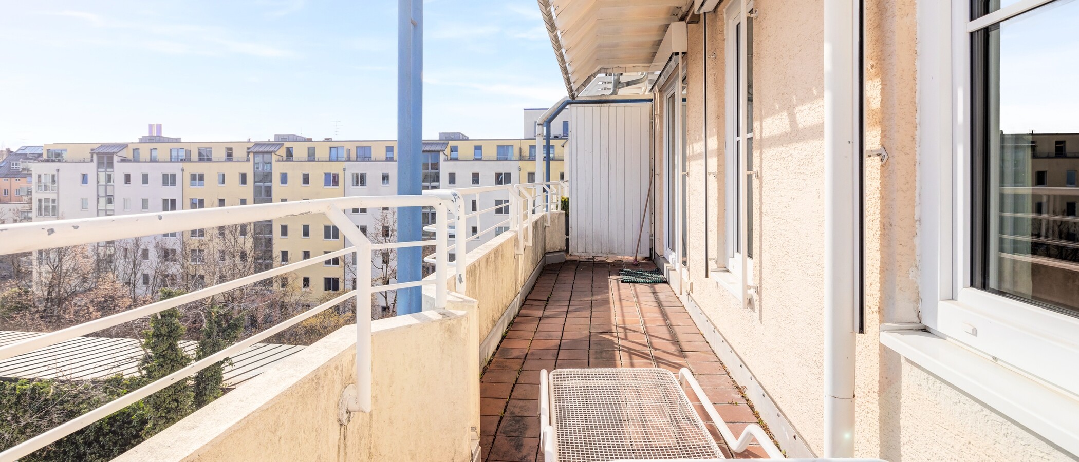 appartamento München Maxvorstadt 02 terrazza sul tetto 7492