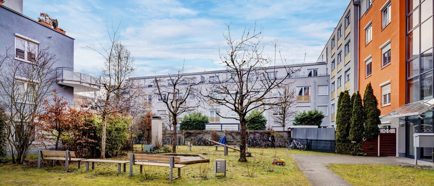 appartamento München Sendling-Westpark 01 cortile interno  7493