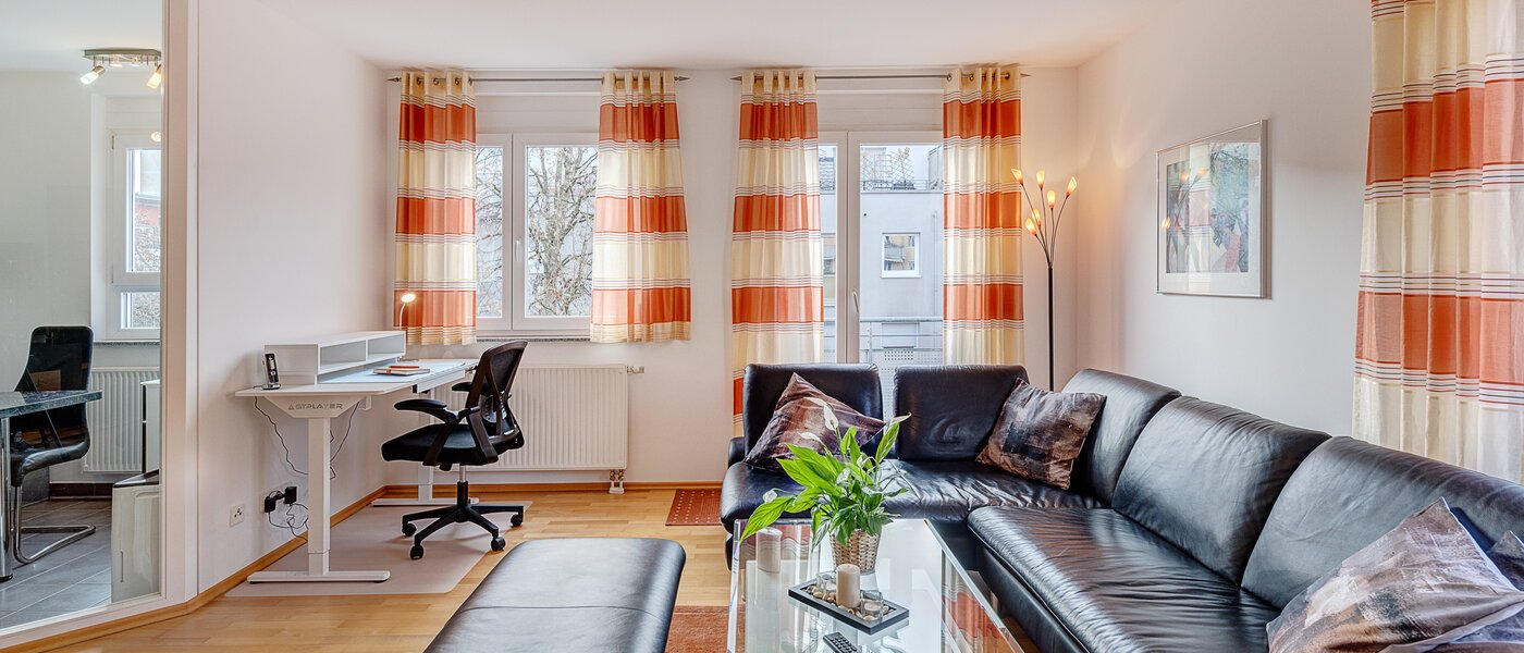 appartamento München Sendling-Westpark 02 zona living 7493