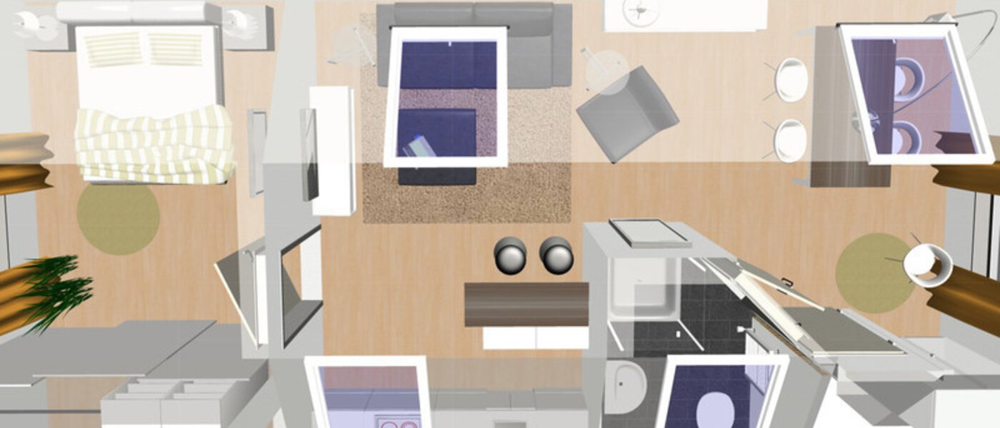 attico München Trudering 01 planimetria 7503