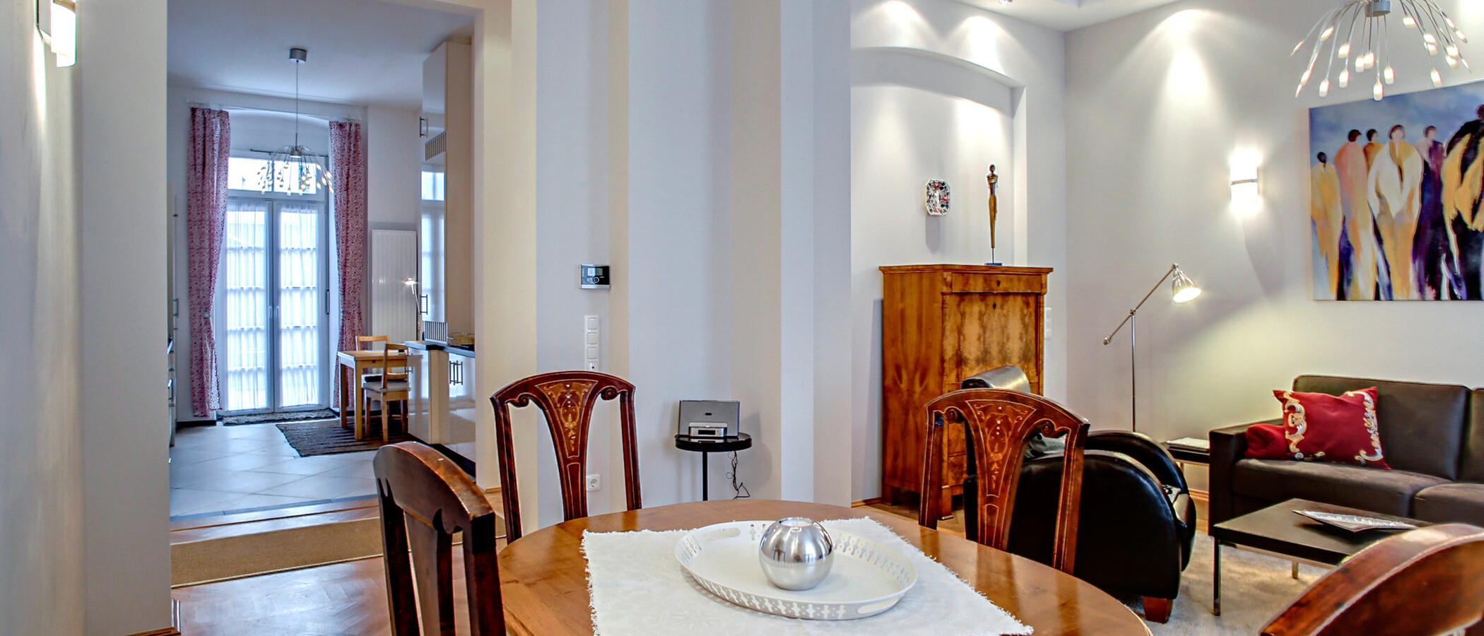 appartamento München Gärtnerplatzviertel 01 sala da pranzo 7556