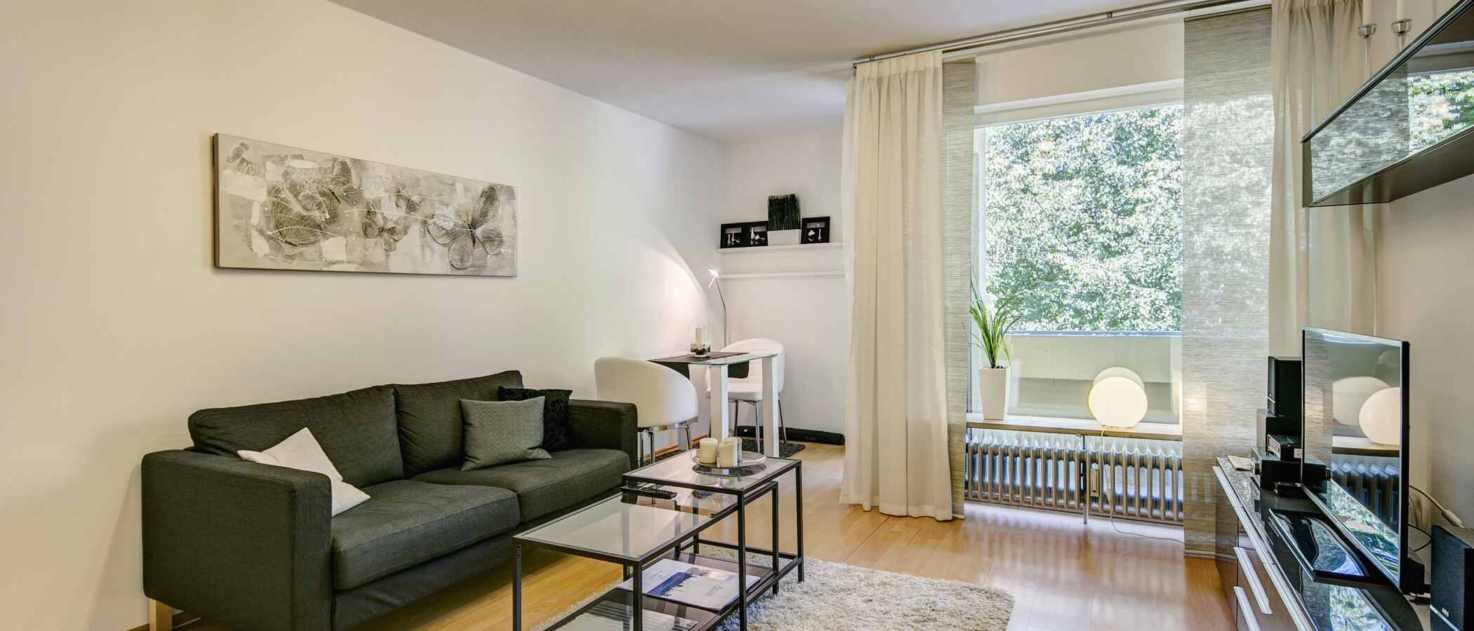 appartamento München Harlaching 01 soggiorno 7584
