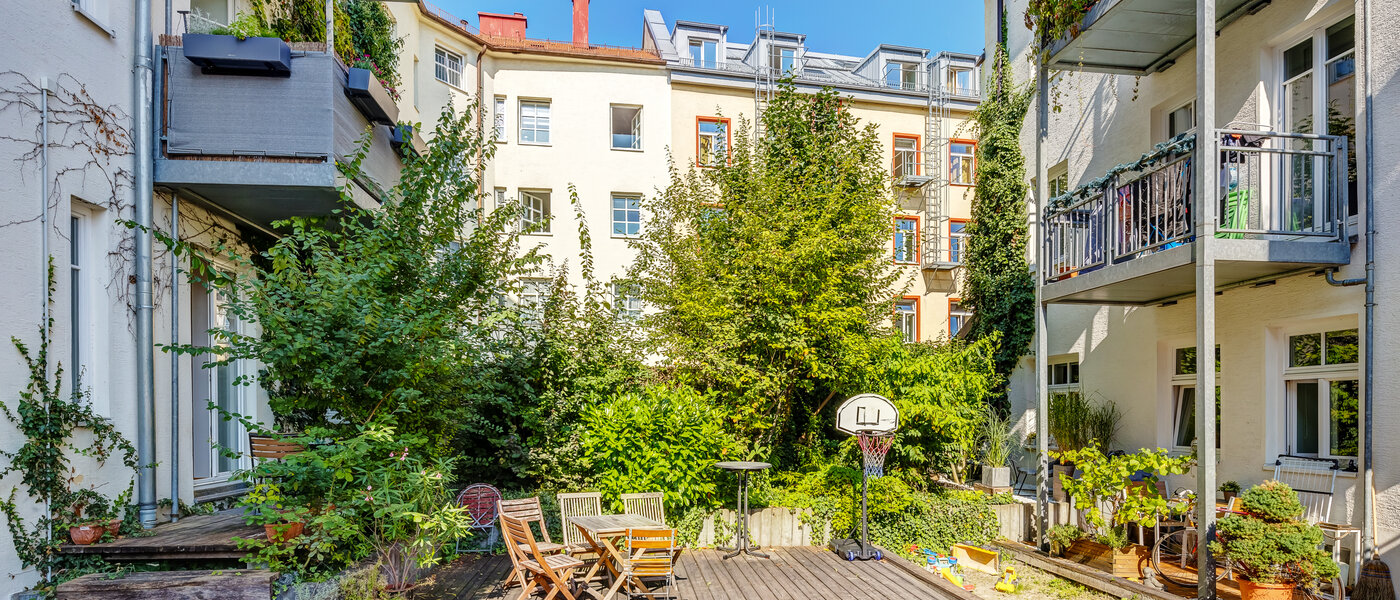 appartamento München Haidhausen 01 cortile interno  7586