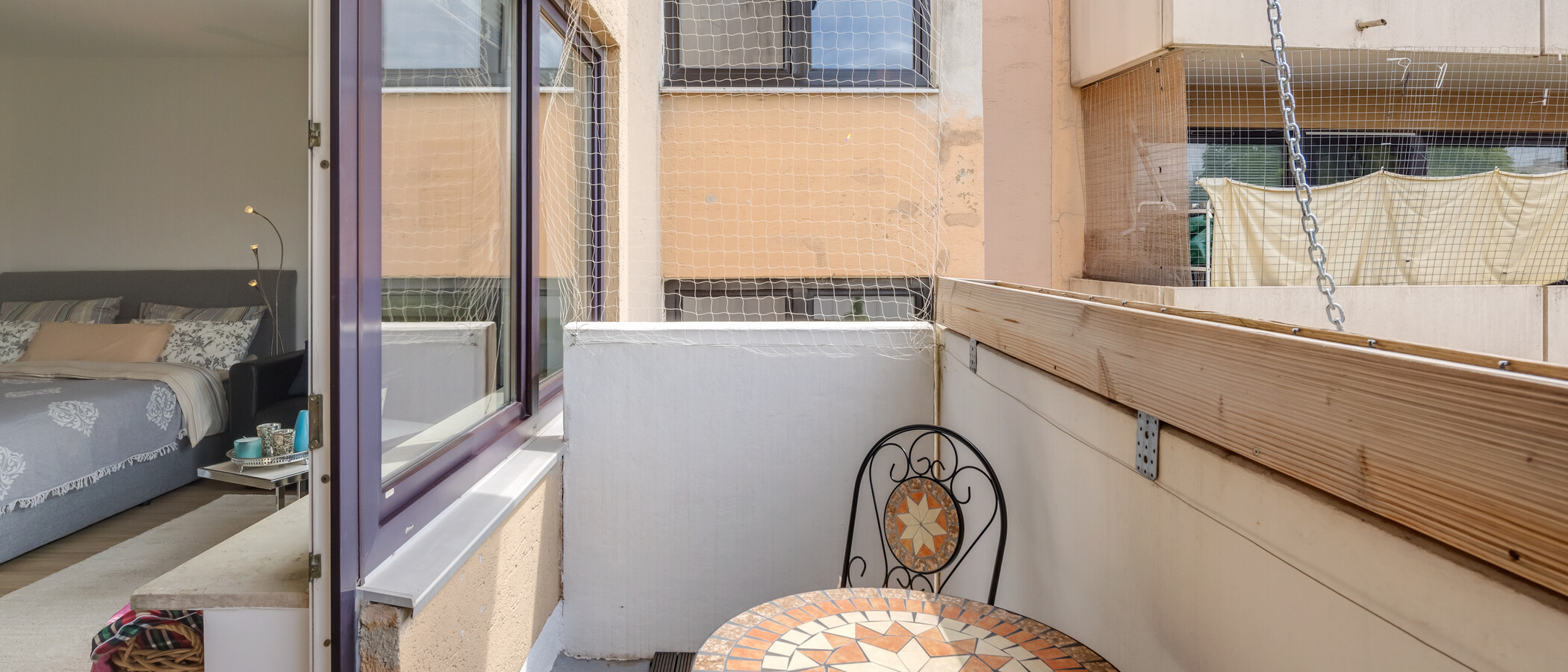 appartamento München Neuhausen 02 balcone 7597