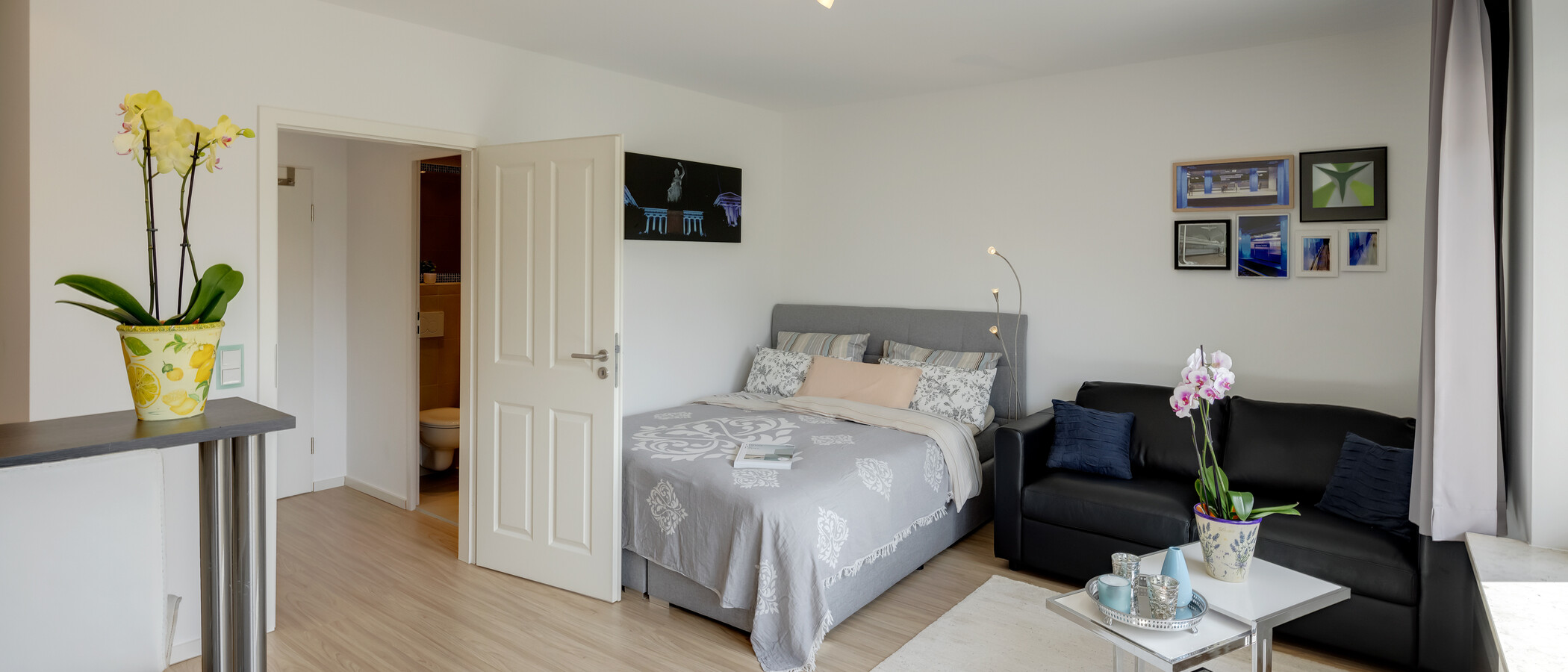 appartamento München Neuhausen 01 zona living 7597