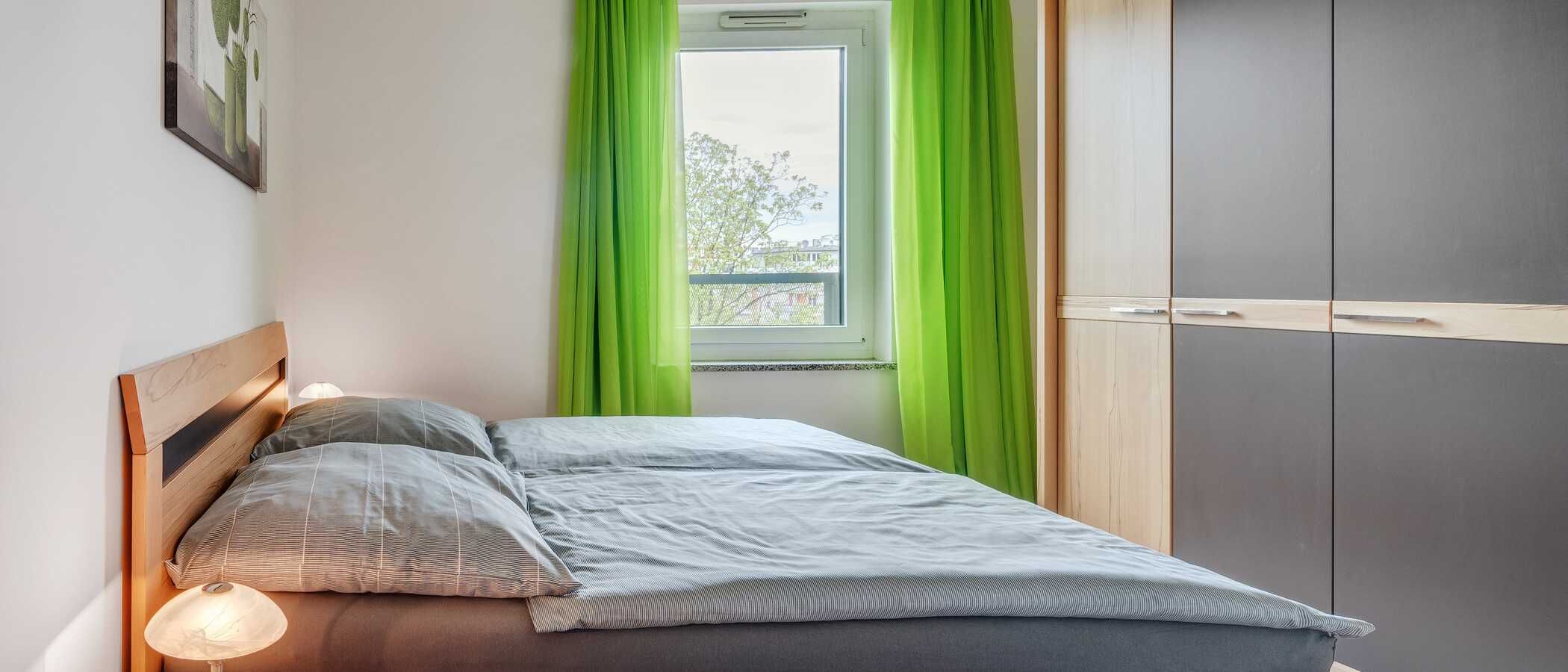 appartamento München Parkstadt Schwabing 01 camera da letto 7611