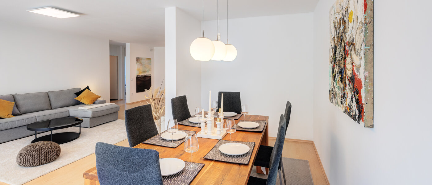 appartamento München Schwabing-Nord (zw. Leopoldstraße & Englischen Garten) 01 zona pranzo 7670