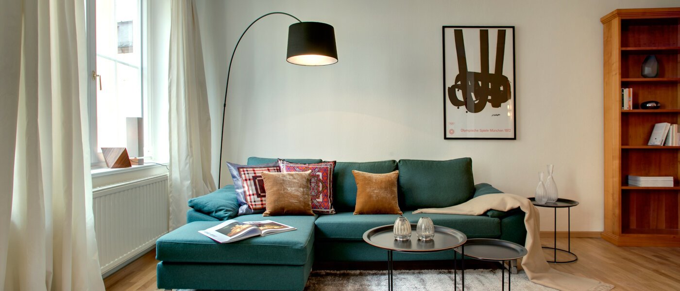 appartamento München Lehel 01 soggiorno 7684