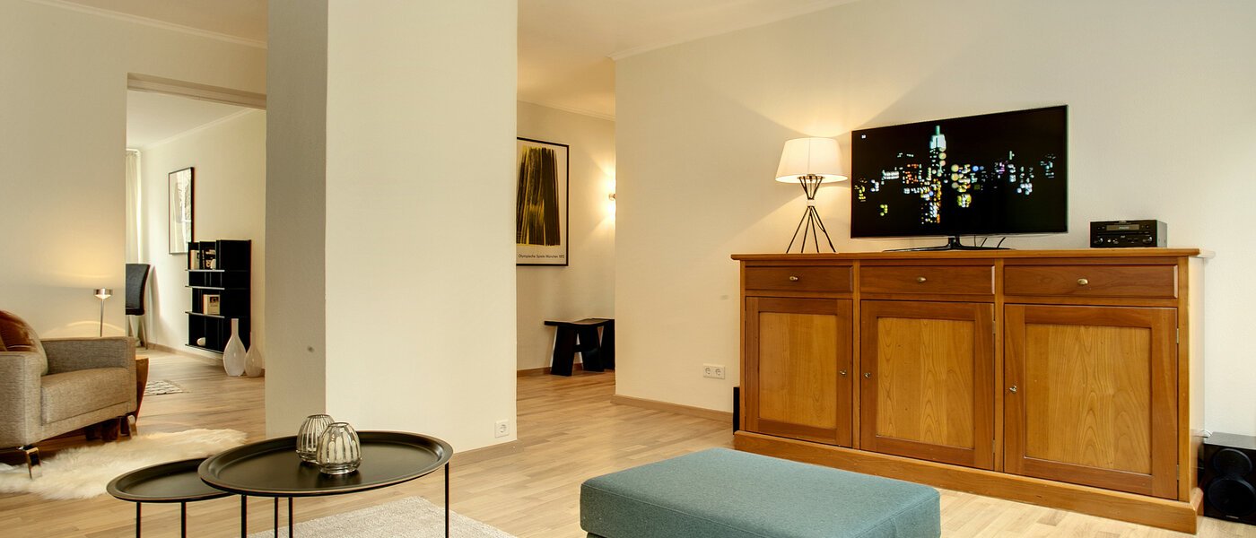 appartamento München Lehel 03 soggiorno 7684