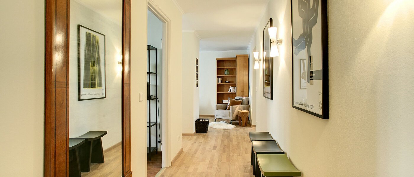 appartamento München Lehel 01 ingresso/corridioio 7684