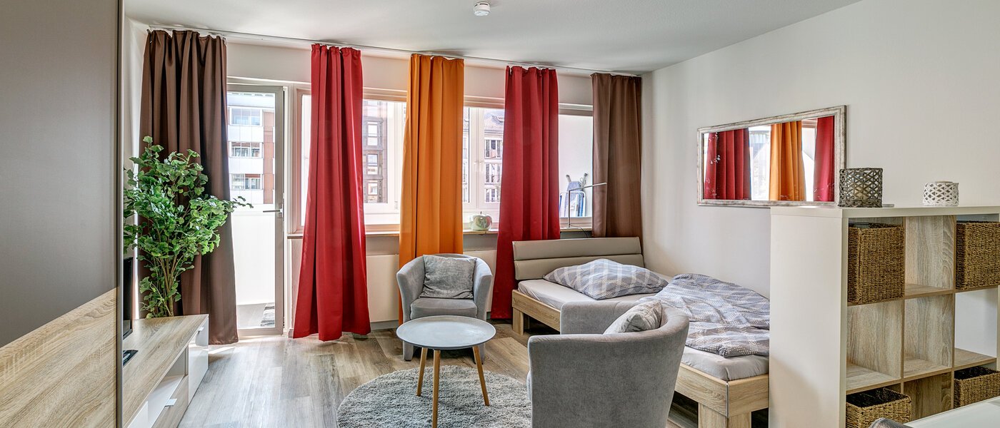 appartamento München Schwabing (links der Leopoldstraße) 01 zona living 7687