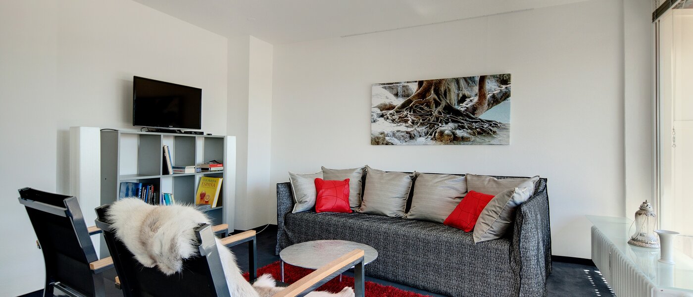 attico con terrazzo München Schwabing-West (rund um den Hohenzollernplatz) 02 soggiorno 7704