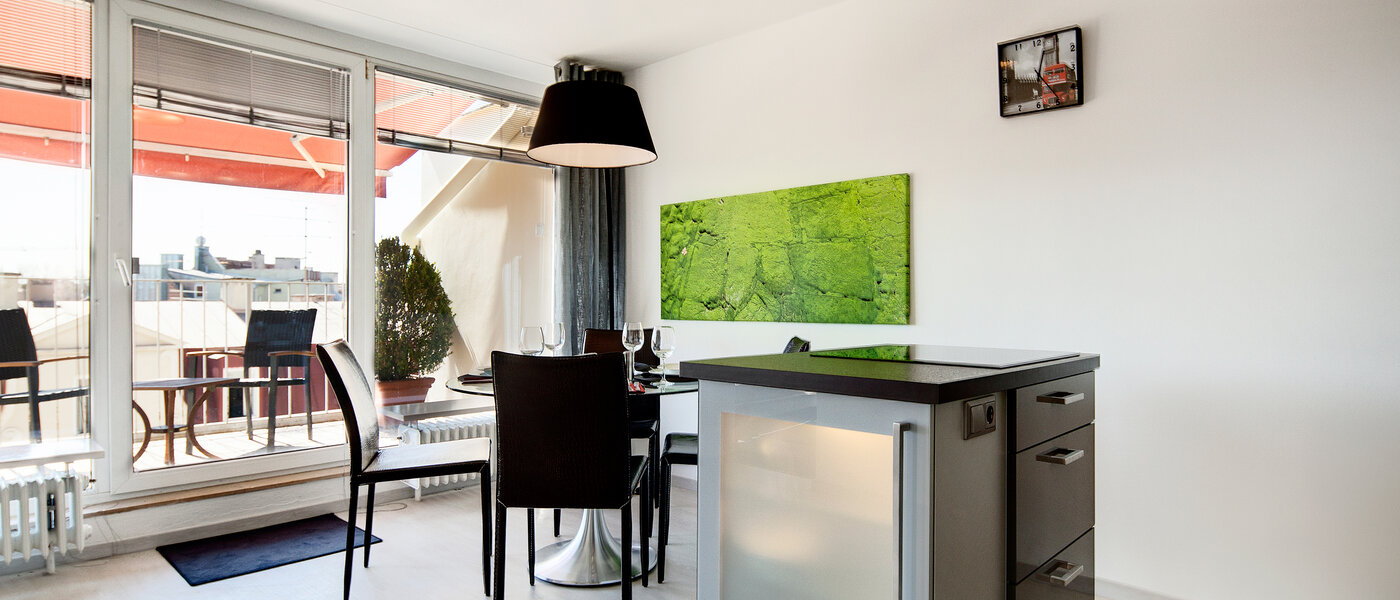 attico con terrazzo München Schwabing-West (rund um den Hohenzollernplatz) 03 cucina 7704