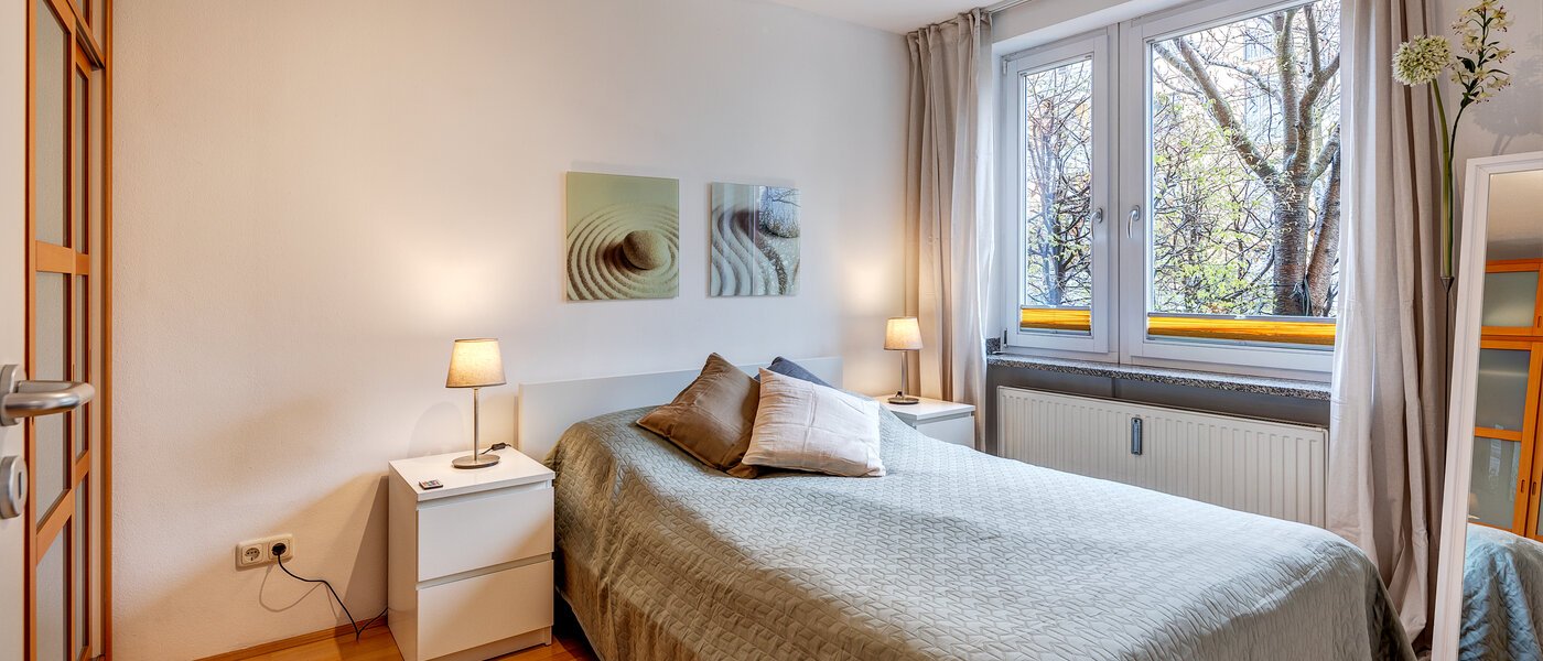 appartamento München Parkstadt Schwabing 01 camera da letto 7742