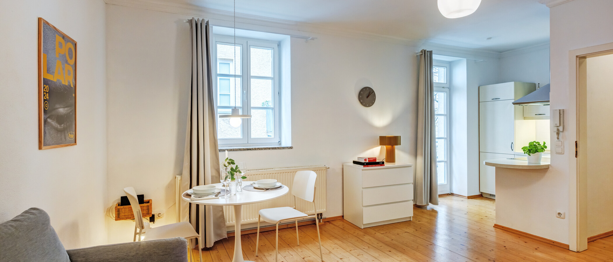 abitazione München Altstadt 02 zona living 7806