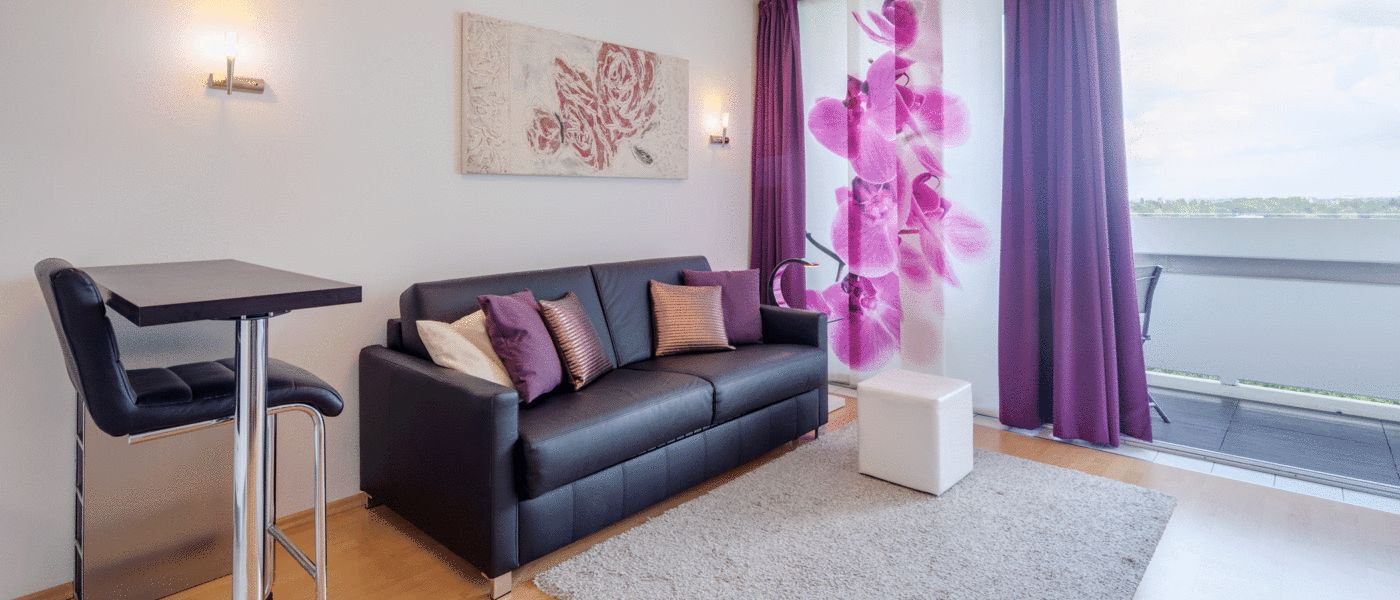 abitazione München Arabellapark 01 zona notte 7848