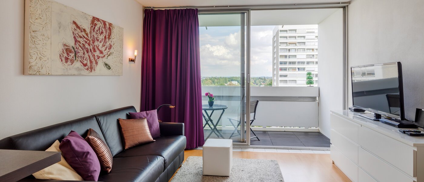 abitazione München Arabellapark 01 zona living 7848