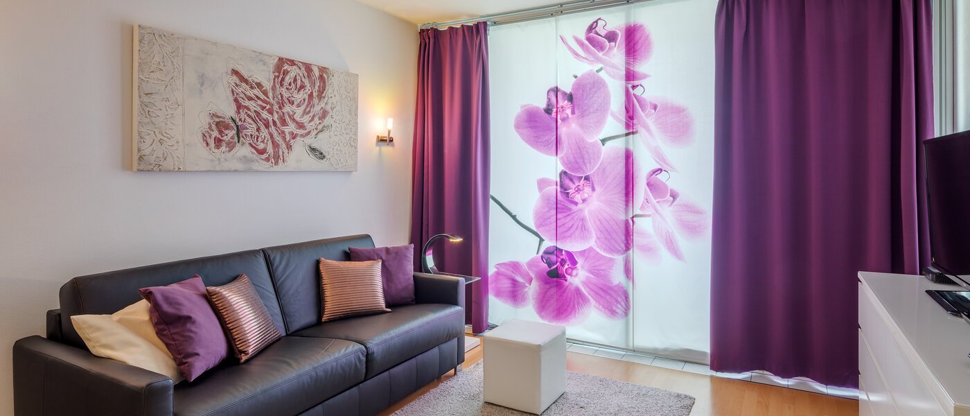 abitazione München Arabellapark 02 zona living 7848