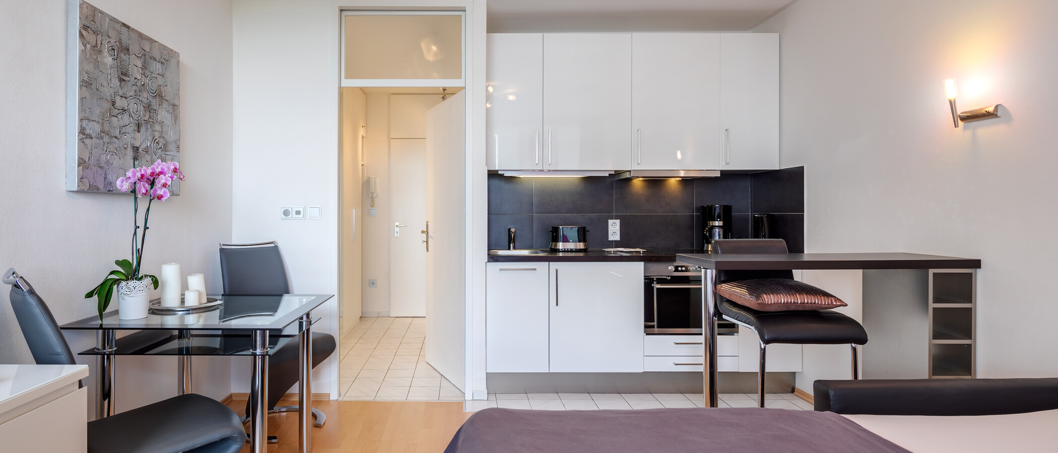 abitazione München Arabellapark 04 zona living 7848