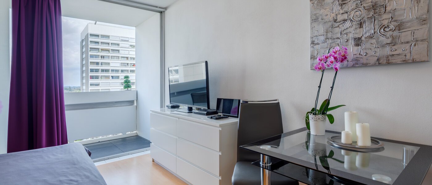 abitazione München Arabellapark 05 zona living 7848