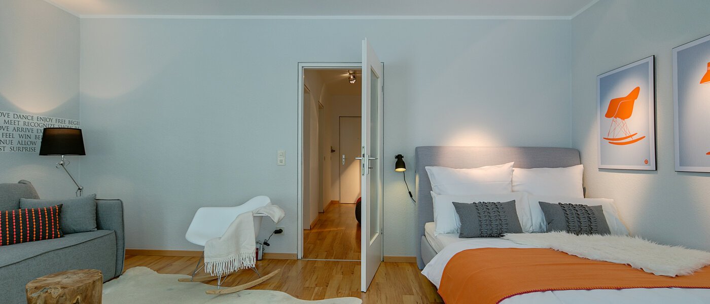 appartamento München Nymphenburg 05 soggiorno 7880