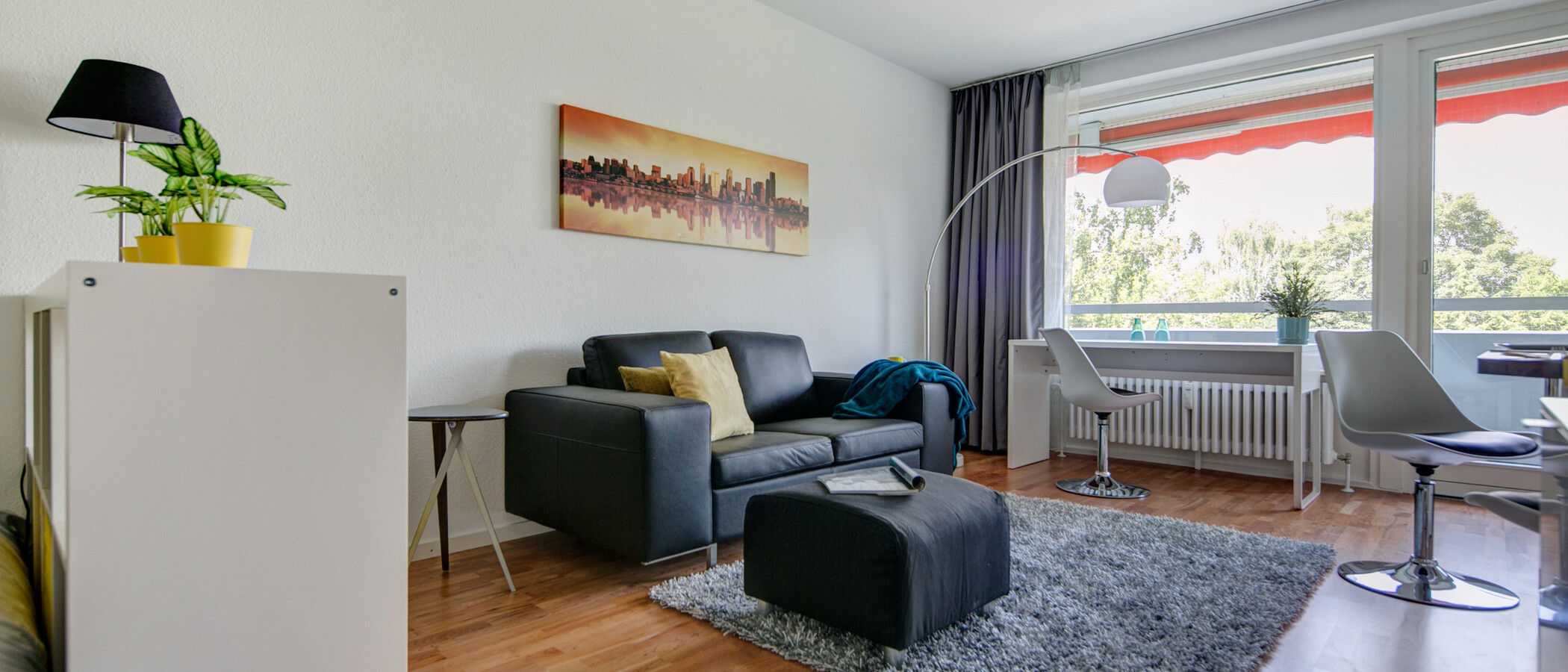 appartamento München Parkstadt Solln 01 soggiorno 7891