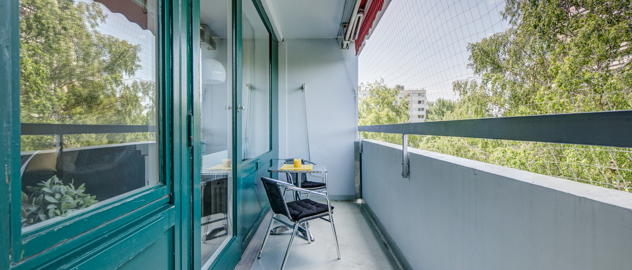 appartamento München Parkstadt Solln 02 balcone 7891