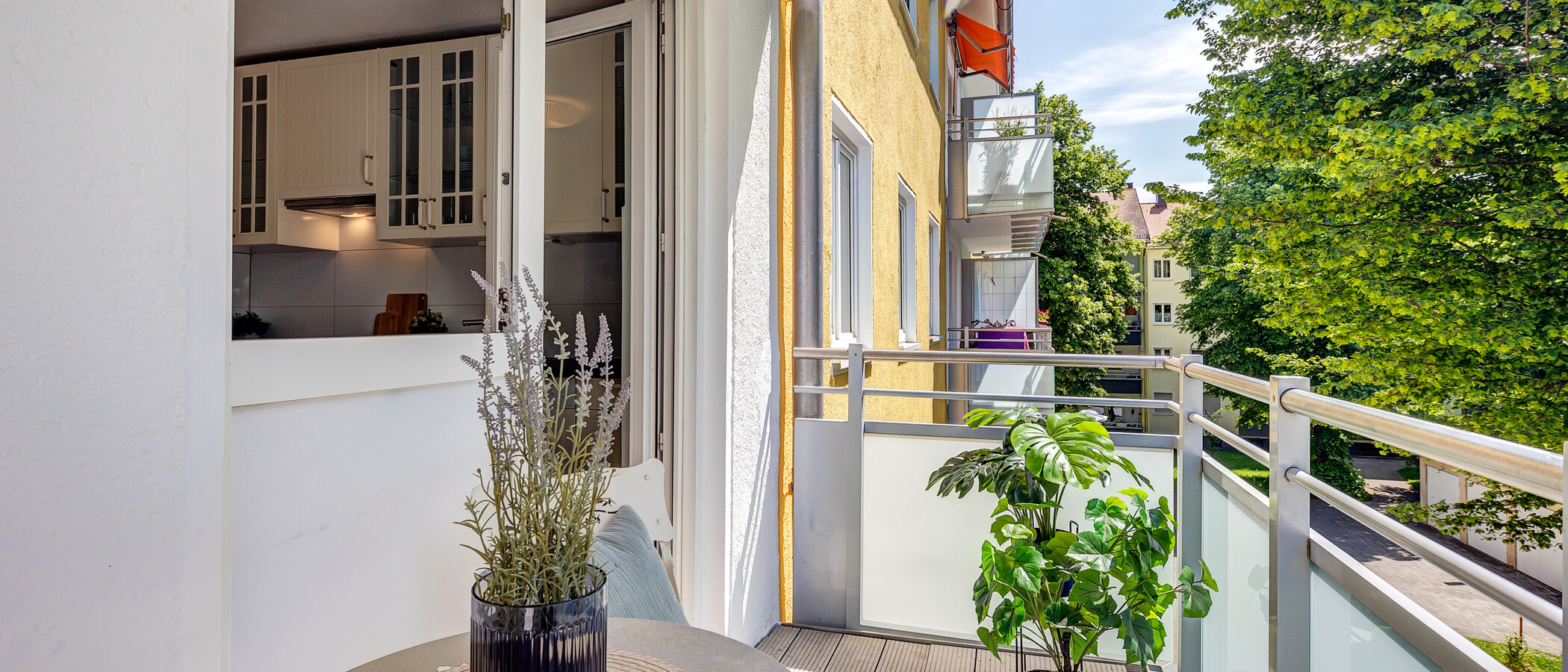 appartamento München Berg am Laim 03 balcone 7897