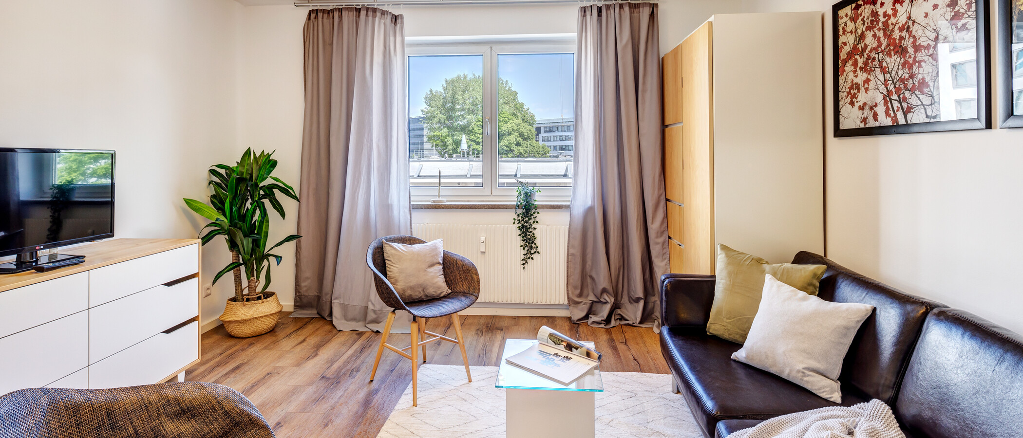 appartamento München Berg am Laim 01 soggiorno 7897