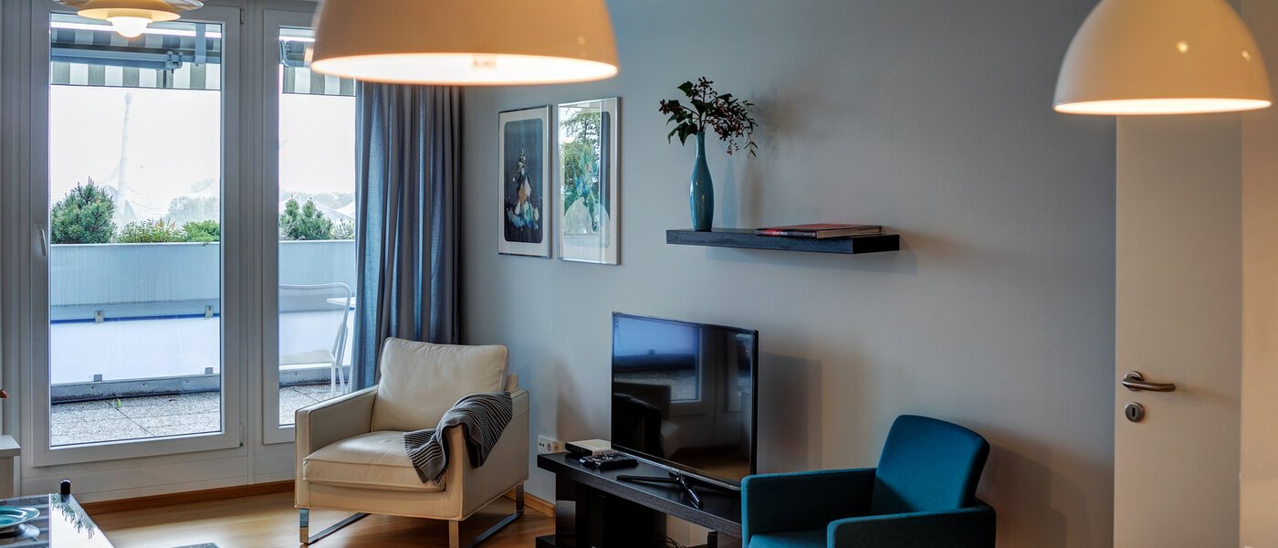 appartamento München Olympiadorf 03 soggiorno 7900