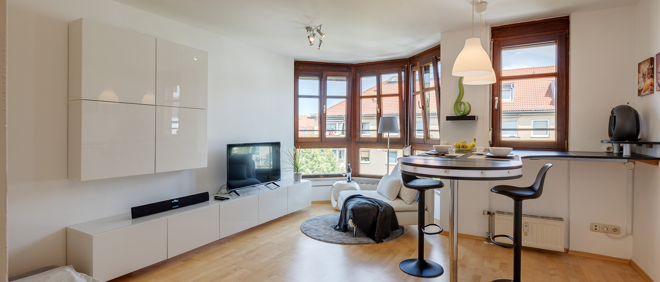 abitazione München Milbertshofen 01 zona living 7933