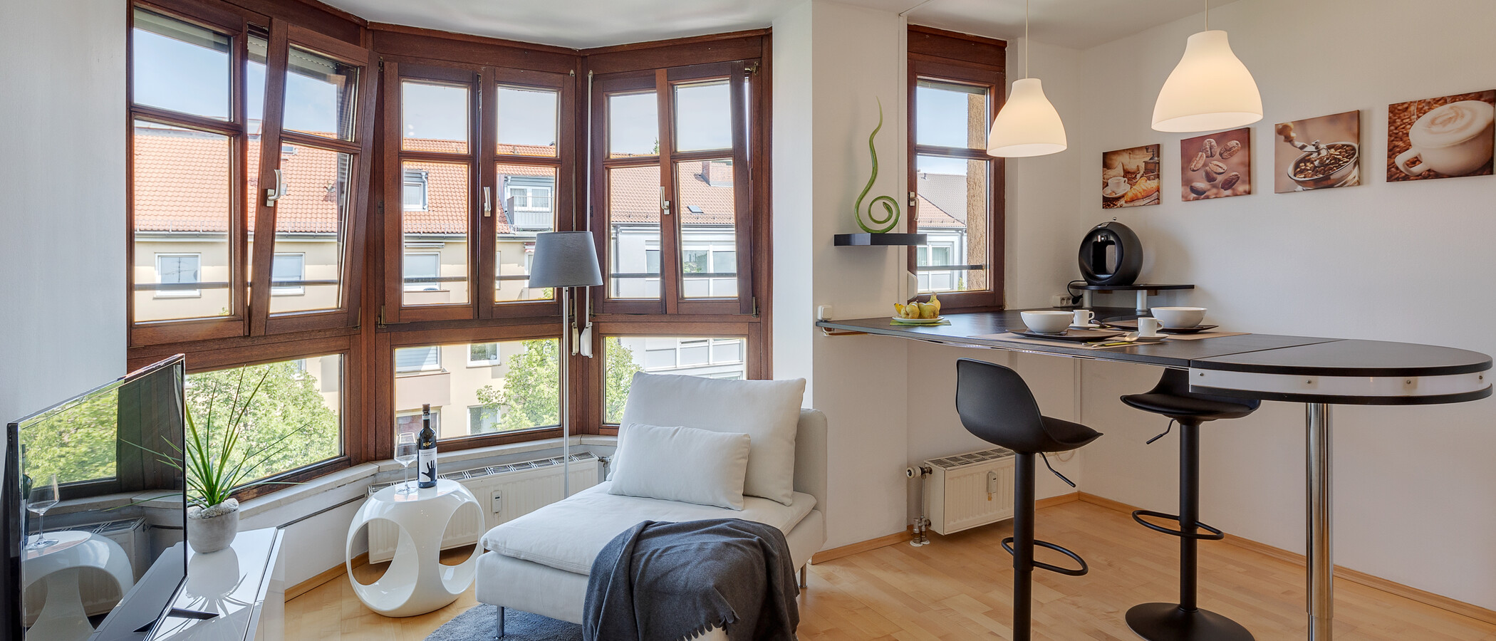 abitazione München Milbertshofen 02 zona living 7933