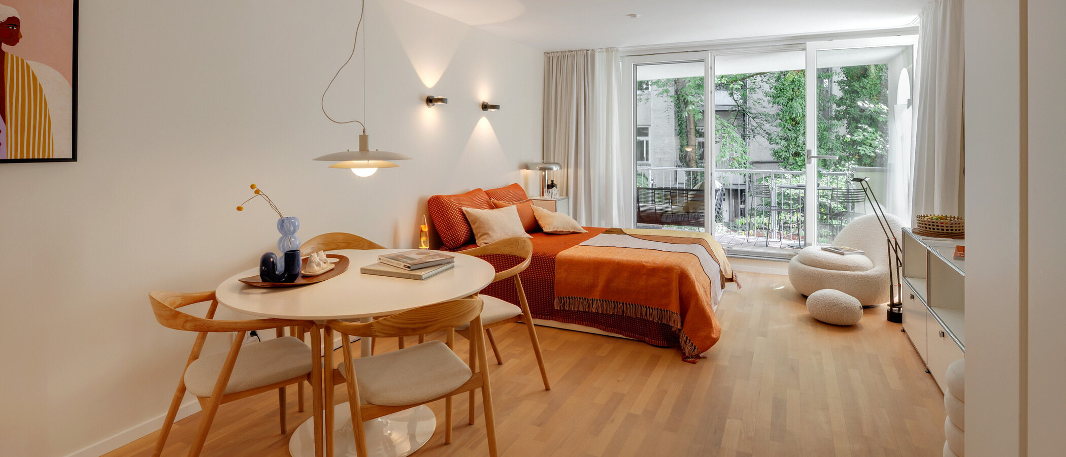 appartamento München Schwabing-West (rund um den Hohenzollernplatz) 01 zona living 7964