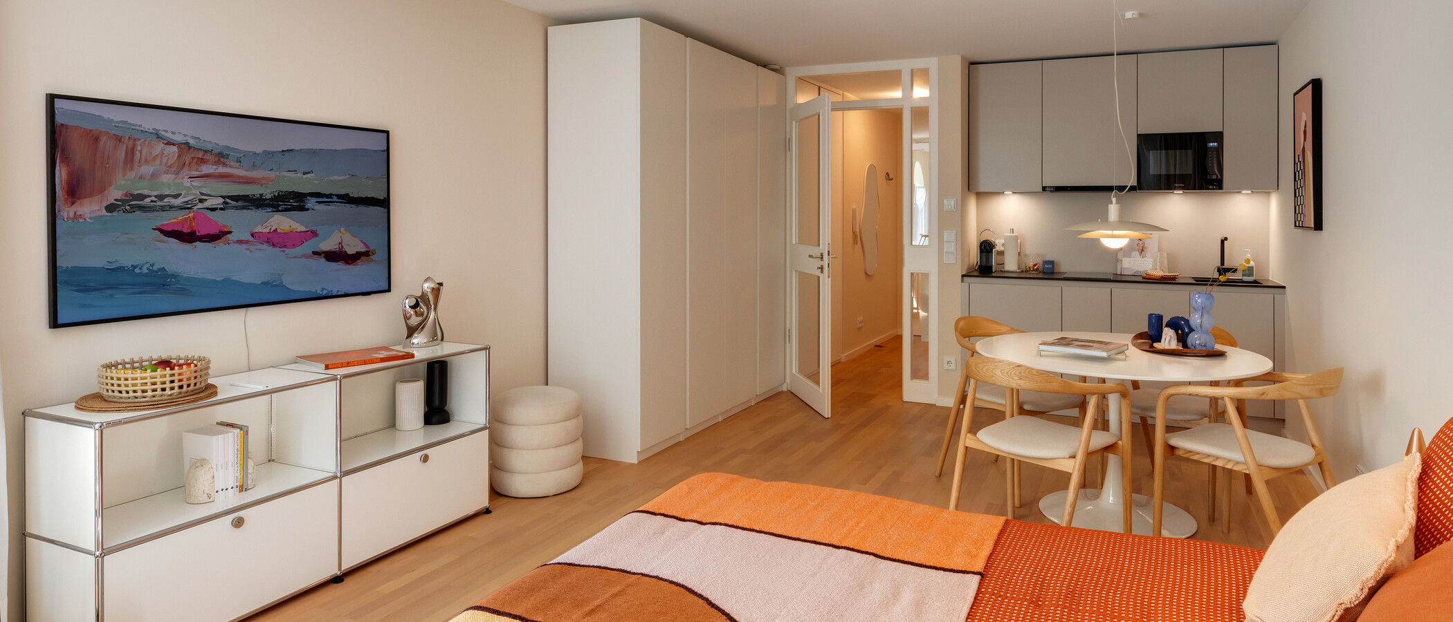 appartamento München Schwabing-West (rund um den Hohenzollernplatz) 03 zona living 7964