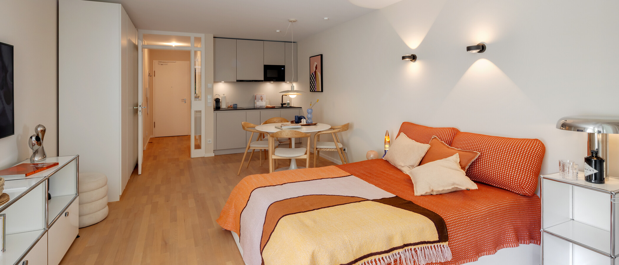 appartamento München Schwabing-West (rund um den Hohenzollernplatz) 04 zona living 7964