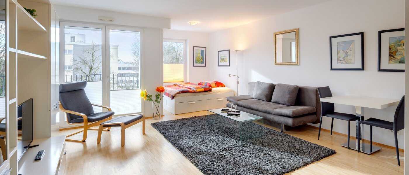 appartamento München Obergiesing 01 zona living 8005