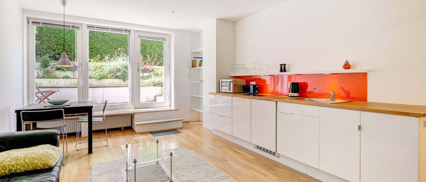 appartamento München Nymphenburg 03 soggiorno 8077