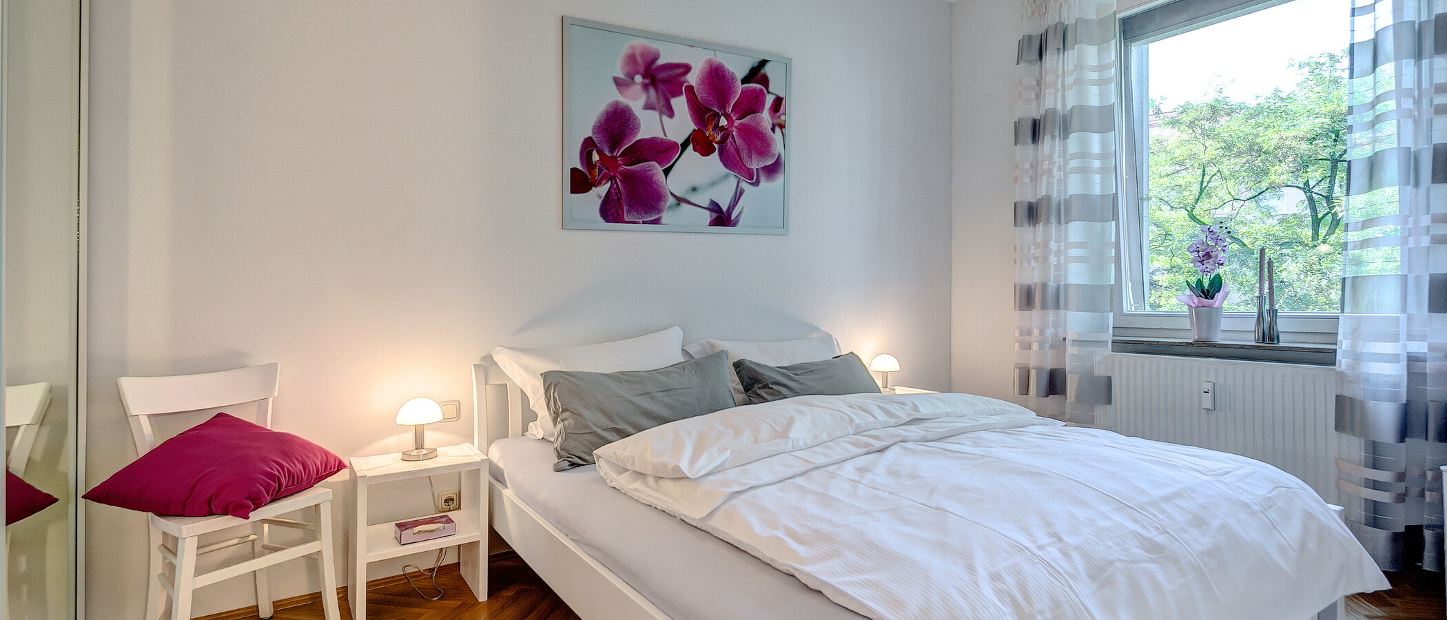 appartamento München Schwabing 04 camera da letto 8088