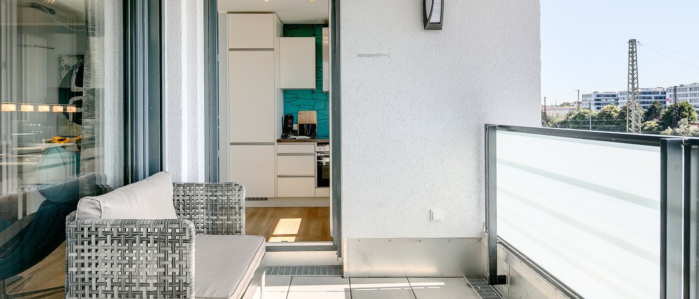 appartamento München Nymphenburg 03 balcone 8090