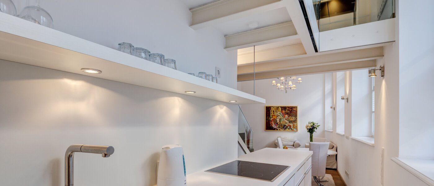 appartamento con galleria München Maxvorstadt 02 cucina 8163